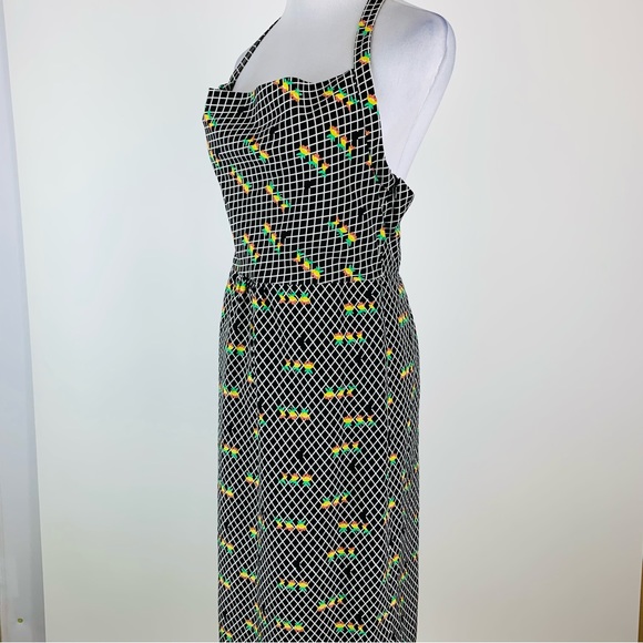 Anthropologie A Rose Has No Teeth Windowpane Floral Dress Small - Picture 8 of 15